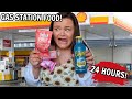 I only ate GAS STATION food for 24 HOURS!!