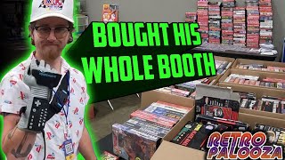 I BOUGHT His WHOLE BOOTH, Then SOLD FROM IT! (Retropalooza 2022)