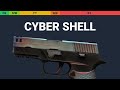 P250 cyber shell  skin float and wear preview