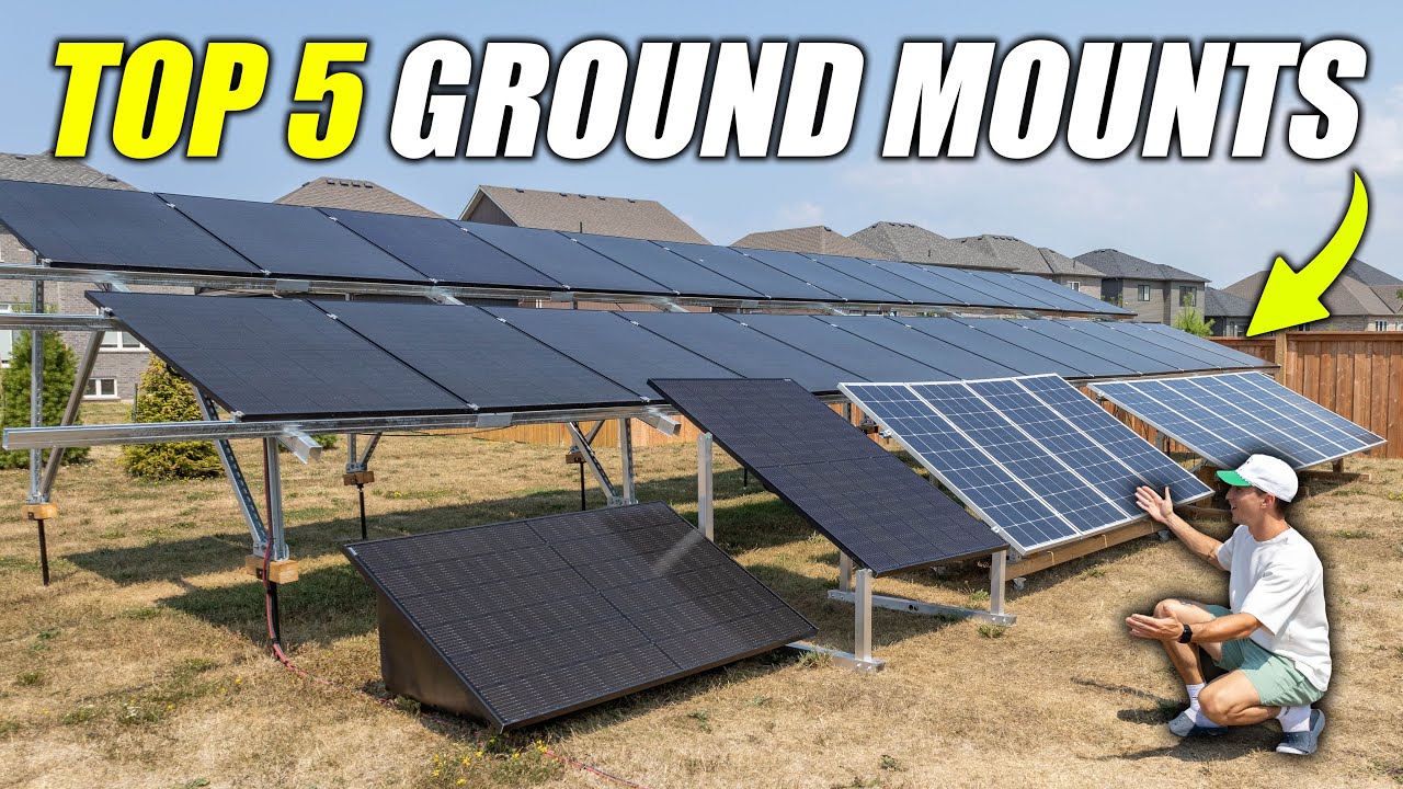 Top 5 Solar Panel Ground Mounts in 2025 - DIY Friendly! - YouTube
