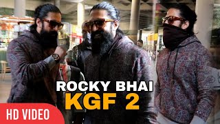 ROCKING Star YASH arrives at Mumbai Airport | KGF 2