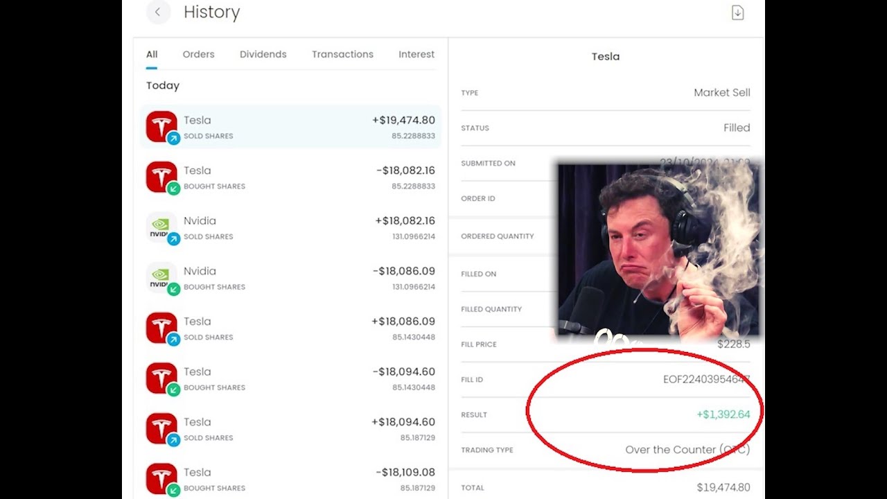 Tesla Q3 Earnings LIVE PORTFOLIO - This is how money are made - YouTube
