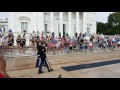 Honor flight Sept 2016 at Tomb of unknown soldier (Changing of the guards)