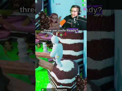 Pretzel girl hides from hunter  #MecchaChameleon | #thespicyjuan on #Twitch
