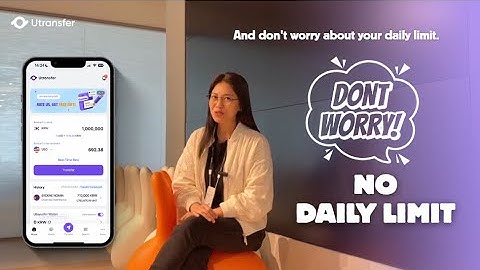 No daily limit - Overseas remittance, faster and cheaper than banks! | Utransfer
