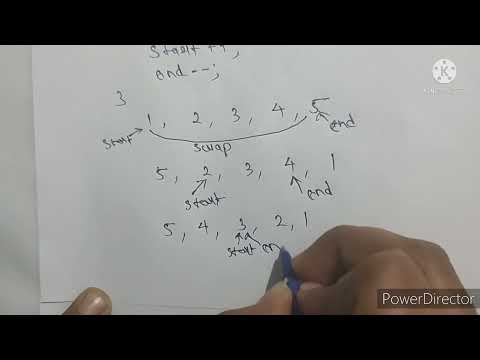 DSA Sheet Reverse an Array | Reverse an Array using Java | Reverse an Array in 0(n) time
