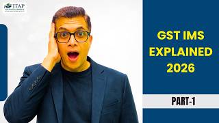 GST Invoice Management System (IMS) Explained | PART-1 | Accept, Reject &amp; Pending in GST | ITAP Pune