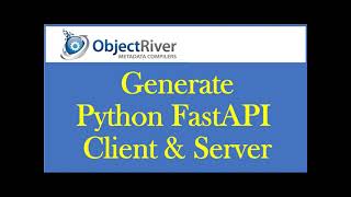 Generate Python FastApi Rest Client & Server