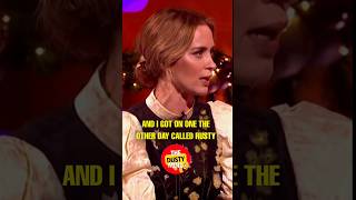 Emily Blunt Riding Horse 🐎😂 #shorts