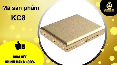 Hộp đựng thuốc lá 20 điếu bền đẹp bằng đồng Kuboy KC8 Ambe Store