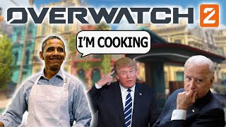 US President Boys play Overwatch 2 - DPS OBAMA COOKS