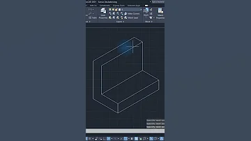 AutoCAD Isometric Drawing Exercise 2s 