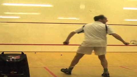 Squashcannon ballmachine drill for better timing of the movement to the ball
