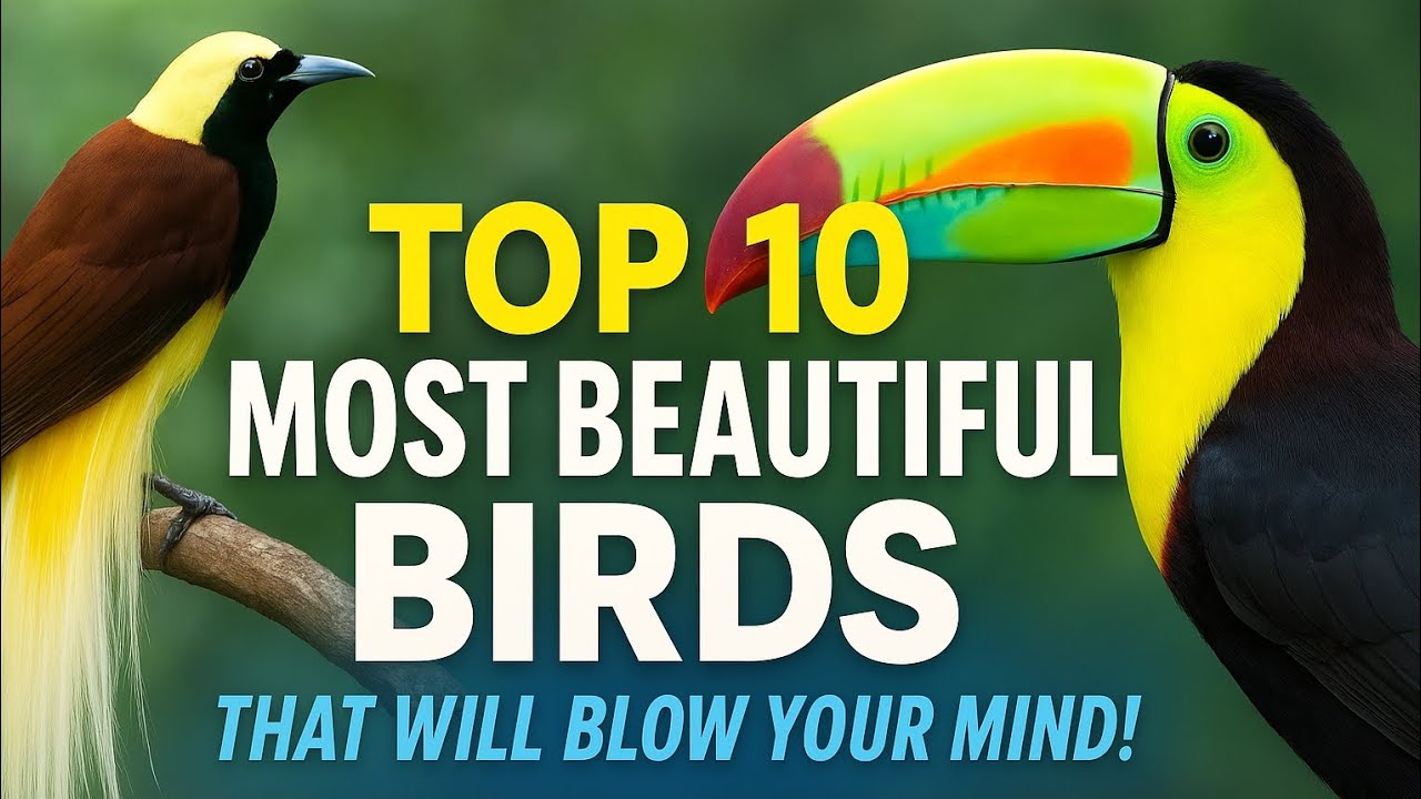 Top 10 most beautiful birds in the world 🌎🌎