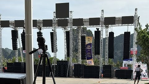 Demo line array AudioCenter cấu hình Khủng Long tại Festival Hạ Long 11-12-13 tháng 7