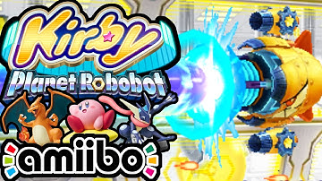 Kirby Planet Robobot PART 11 - 3DS Gameplay Walkthrough - Kabula Returns! UFO Kirby amiibo Nintendo