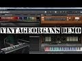 Demo:Hammond B3, C3, M3 & Continental NI Vintage Organs (HD)