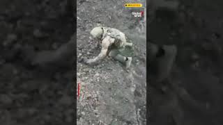 Russian Soldier Surrenders To Ukrainian Drone Outside Bakhmut