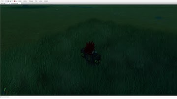 Forest testing in ROBLOX (Moving grass)