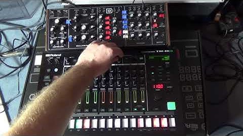 Roland TR-8S triggering Berhinger Model D
