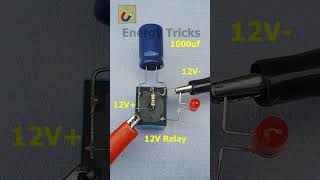 DIY 12V Relay Flasher Circuit ⚡🔁 | Simple Blinking Light Circuit