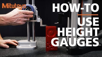 How-To Perform Measurements Correctly | Mitutoyo Double Column Height Gauges
