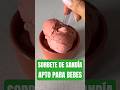 🍨🍉SORBETE PARA VERANO DE SANDÍA APTO PARA BEBES #recetasbebe #healthy #sorbete #helado