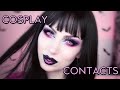 COSPLAY / HALLOWEEN CONTACT LENSES | EYEVOS Review and Try On | Vesmedinia
