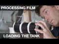 Film developing how to load the tank 120