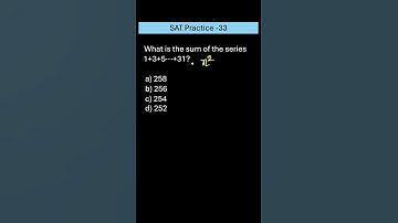 Can you find the sum of this series? #gre #maths #algebra #sat #mathematics #education #shorts