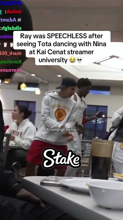 Ray was SPEECHLESS after seeing Tota dancing with his GF Nina #tota #nina #ray #streameruniversity