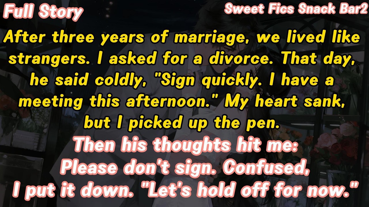 Divorce papers 📝Him: “Sign it.” ❄️Pen touches paper…His thoughts: DON’T SIGN 😭🔥