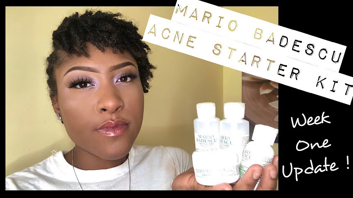 Mario badescu reviews acne starter kit