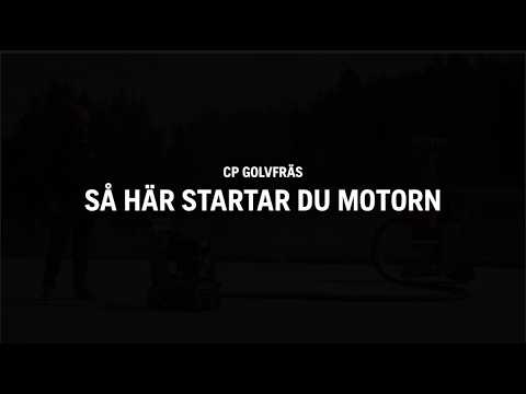 Scarifiers – How to start the engine [SE] Husqvarna Construction