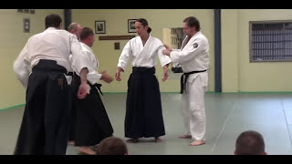 塩田剛三(渋川剛気)直伝の「合気技」森道治 師範 Aikido Yoshinkan Brisbane Dojo Mori Shihan 7th Dan Aiki-waza 2013