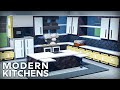 3 Easy and Modern Kitchen Designs Tutorial in Minecraft