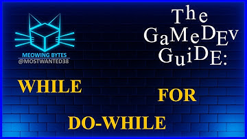 C# und die while, for & do-while Schleifen ⭐ Der Game-Dev Guide - Folge 9 [DEU/GER]