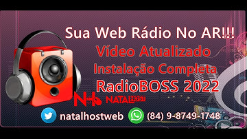Instalação Completa RadioBOSS, Configuração Da Web Rádio Configuração de Microfone