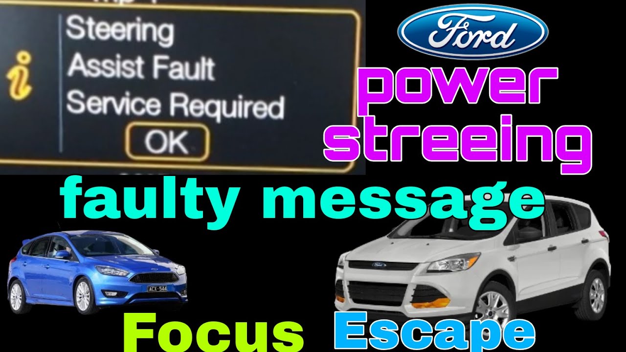2008-2012 Ford Escape Power Steering Code B2278 : EPAS Torque Sensor  Critical Installation Steps 