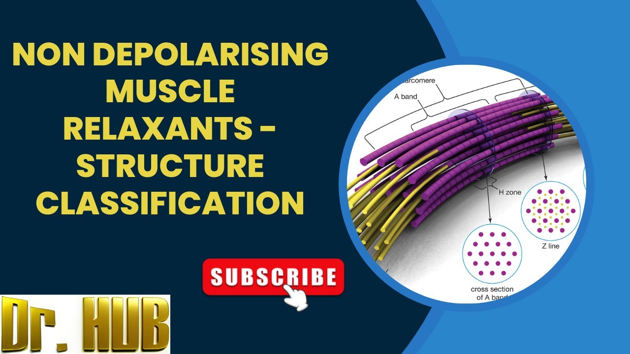 Non depolarising muscle relaxants - structure classification - YouTube