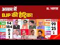 Assam Election Voting Results :असम  में BJP की हैट्रिक! | Himanta | | Assam Elections 2026