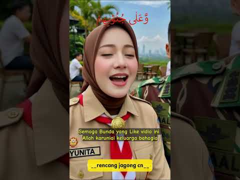 Subhanallah! Siswi pramuka sangat cantik duet dengan kakaknya suara merdu #short #viralshort #musik