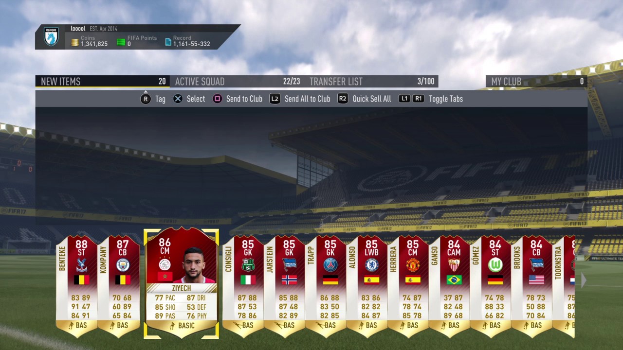 Elite 1 monthly walkout