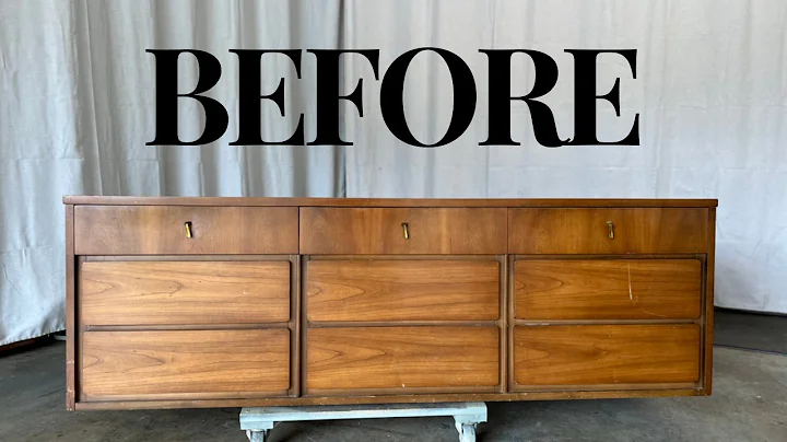 MCM Dresser Makeover: Stunning Furniture Flip! | Mid-Century Modern Restoration