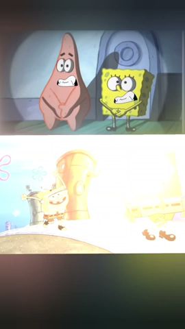 [p1]Spongebob and Patrick | monster how should I feel meme#shorts