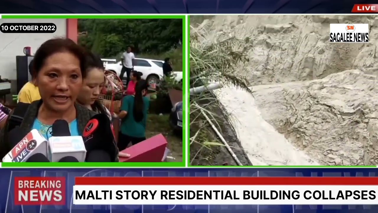 MULTI-STORY RESIDENTIAL BUILDING COLLAPSES IN CHIMPU NEAR POLICE CHECK POST.