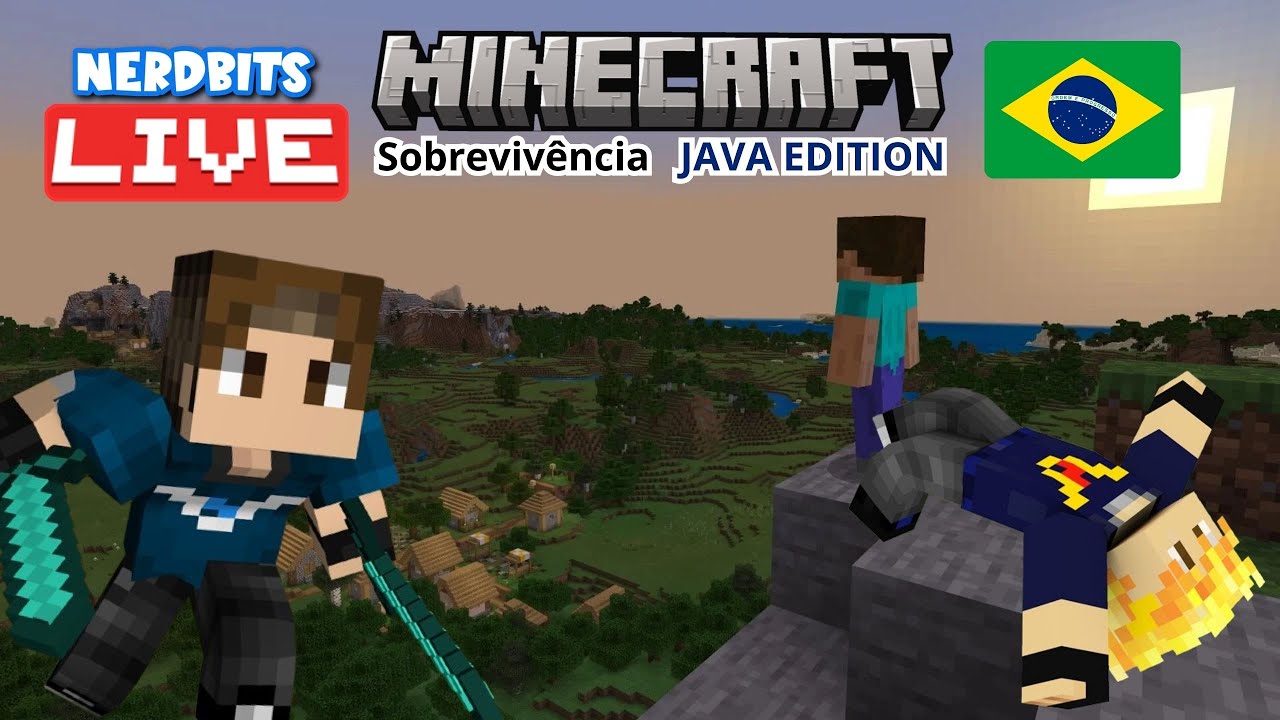 Jogando Minecraft sobrevivência | Java Edition - YouTube