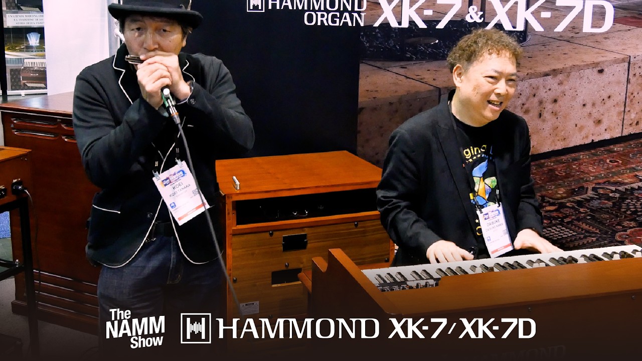 Hammond XK-7D at NAMM 2026 / DAISUKE KAWAI & KOEI TANAKA - YouTube