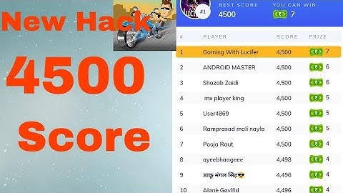 Mx Player Stud Rider Game Hack Trick || 4500 Score Stud Rider Game || New Hack Trick Mx Player