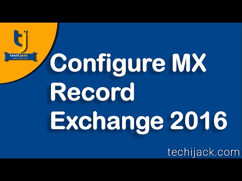 Exchange Server 2016 Mx Record Setup